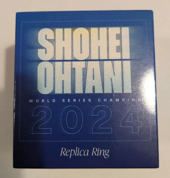 【入場者限定】大谷翔平ワールドシリーズリング 2024 レプリカリング