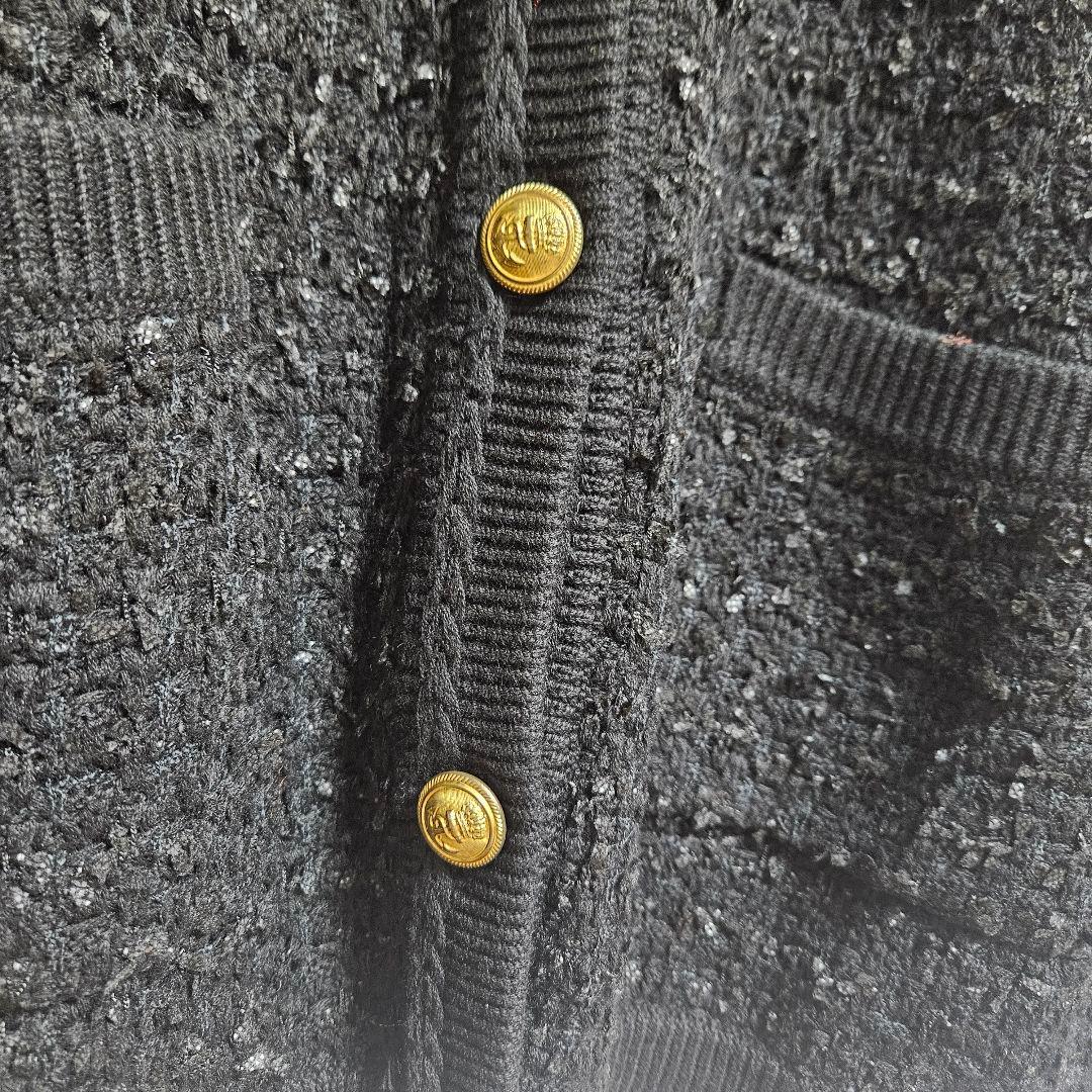 新品　ジャーナルスタンダードレリューム TWEEDYニットジャケット　黒