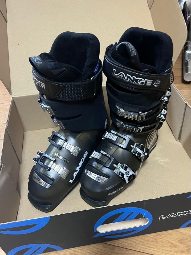 1回使用美品！LANGE ラング スキーブーツ ブラック 24.0-24.5cm