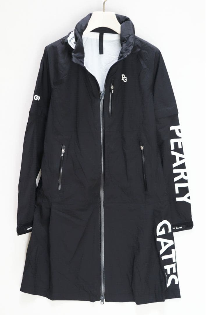 《パーリーゲイツ》新品 2Wayレインワンピースコート レインウェア 0