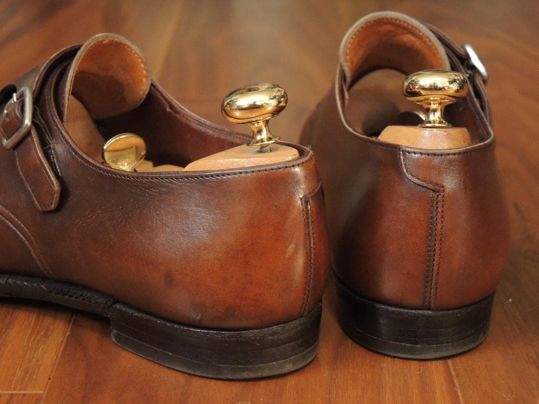 美品17万円　クロケットジョーンズ　最上位ハンドグレード　7.5　傑作Dモンク