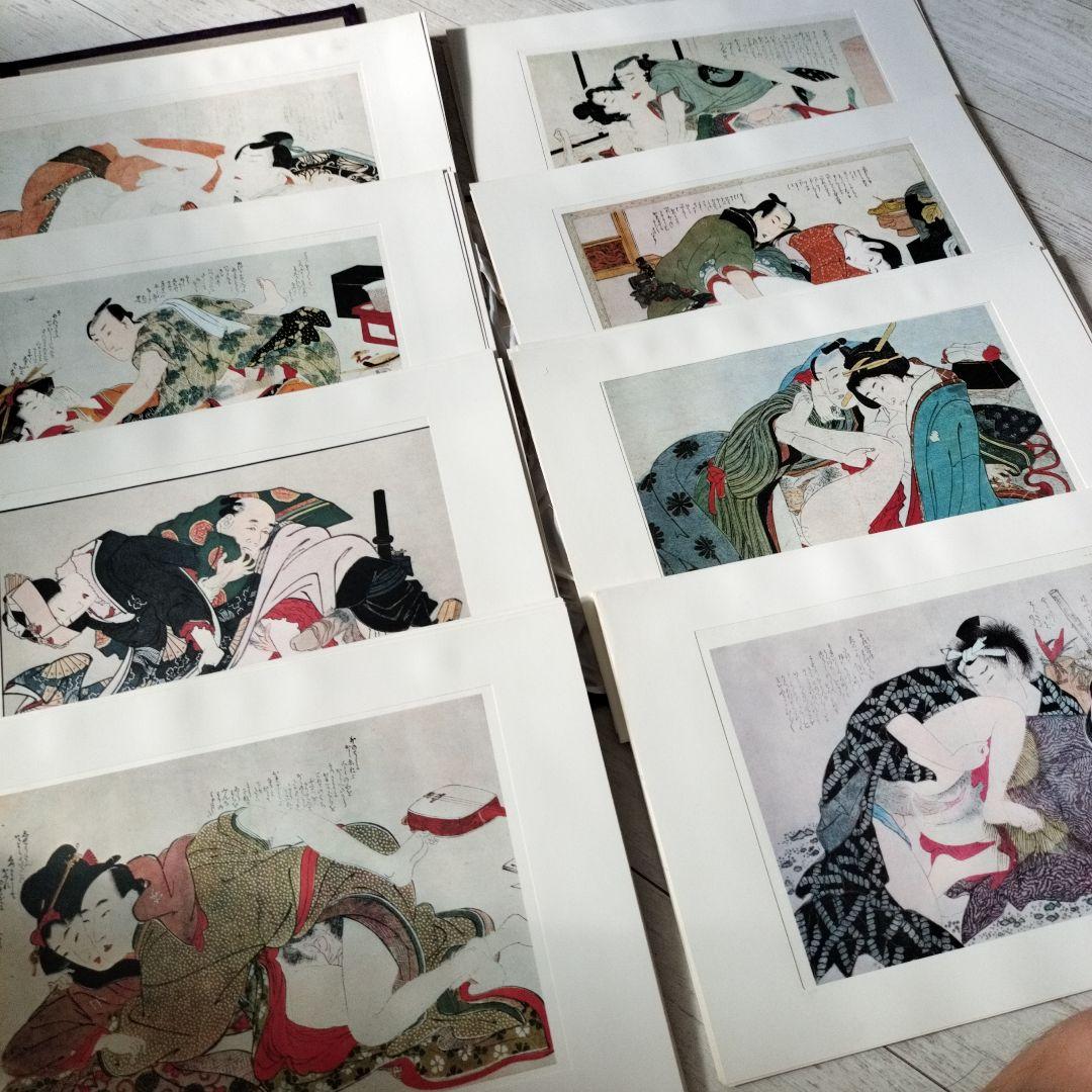 【絶版】【肉筆 本朝浮世絵草紙】 全38枚揃い 春画 艶画 日本画