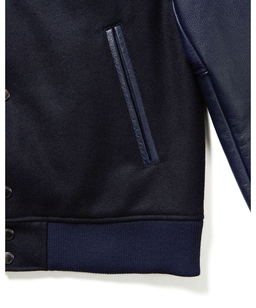 sophnet LEATHER SLEEVE VARSITY JACKET 新品