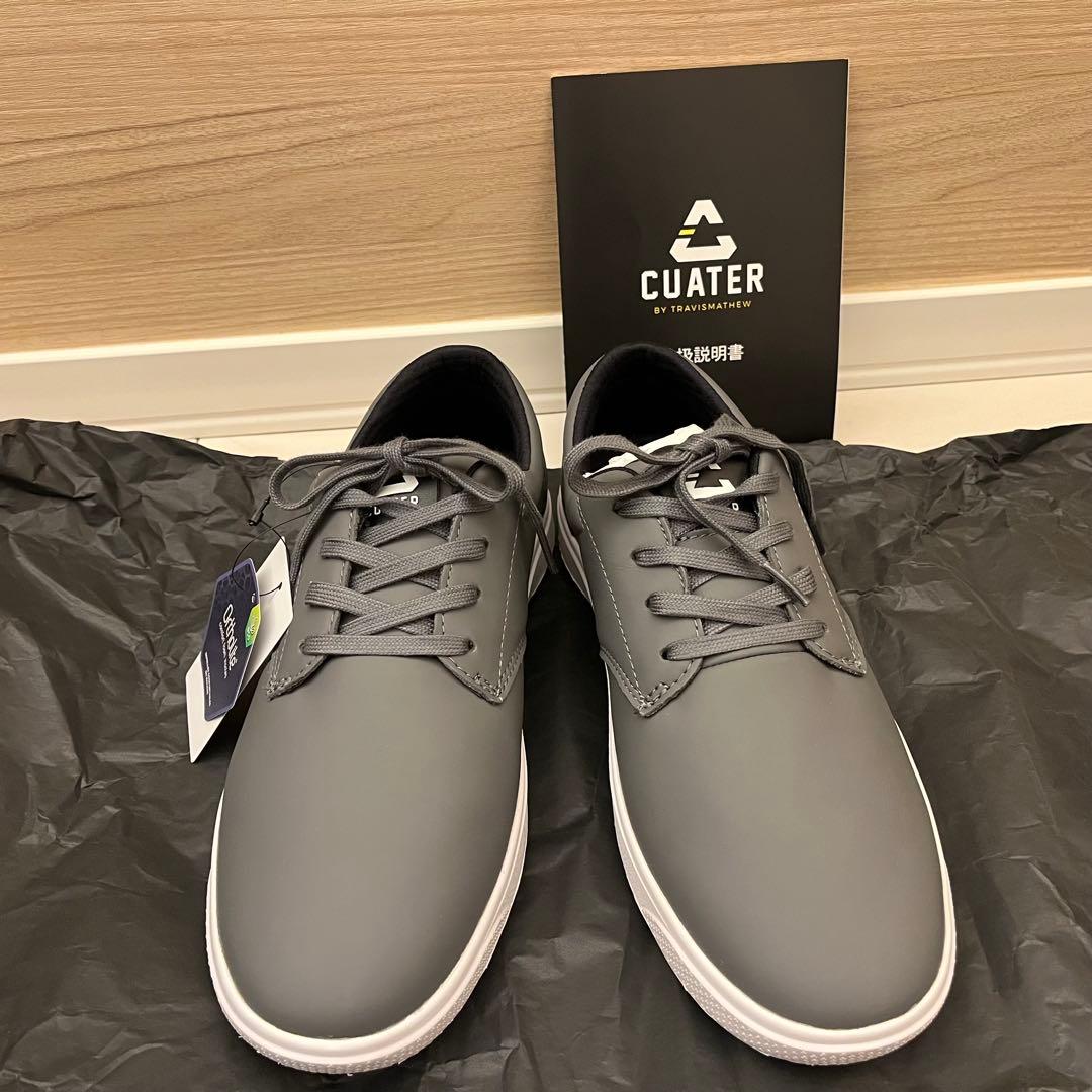 新品★TRAVISMATHEW CUATERゴルフシューズ26.5cm 灰色×白