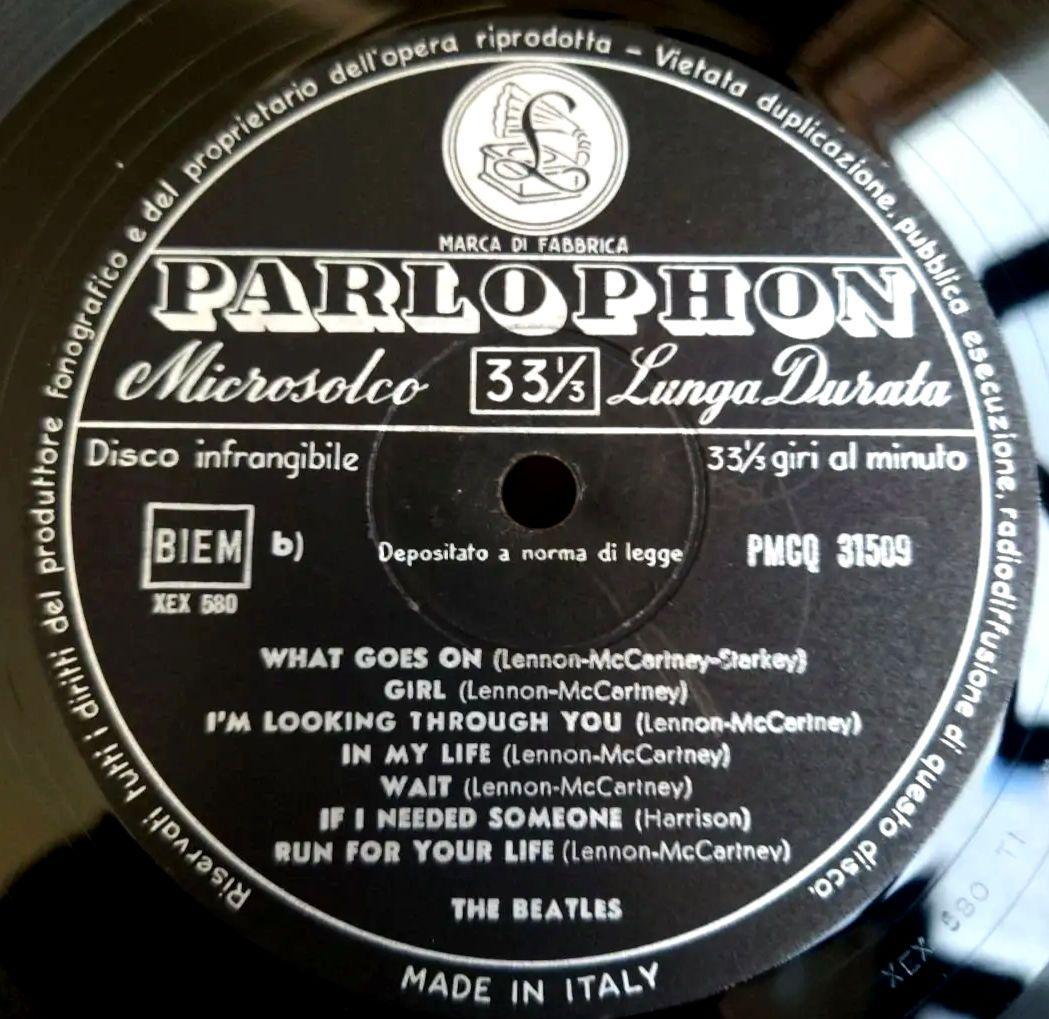 イタリア初回盤RUBBER SOUL