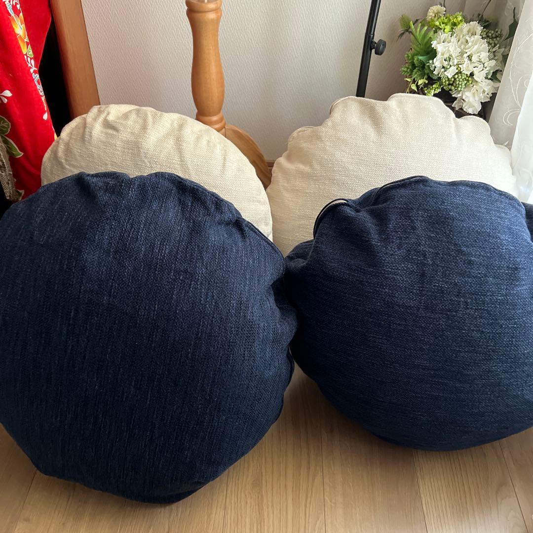 美品未使用アクタスフェザー100% クッションBE2コセット