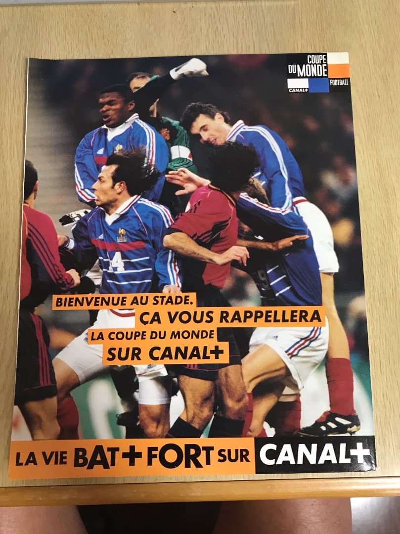 サッカーワールドカップフランス98オフィシャルプログラム
