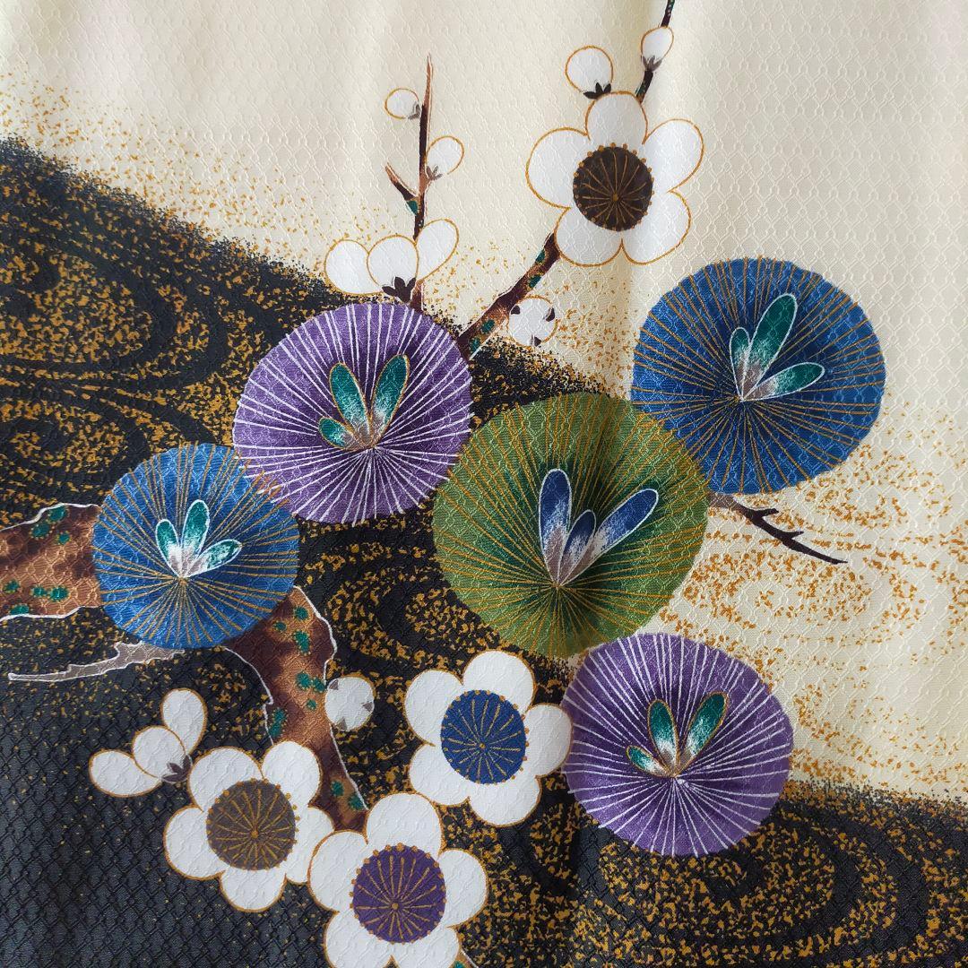 七五三 男の子 5歳 着物 セット 一式 人気 水色 ブルー 兜 梅 0505