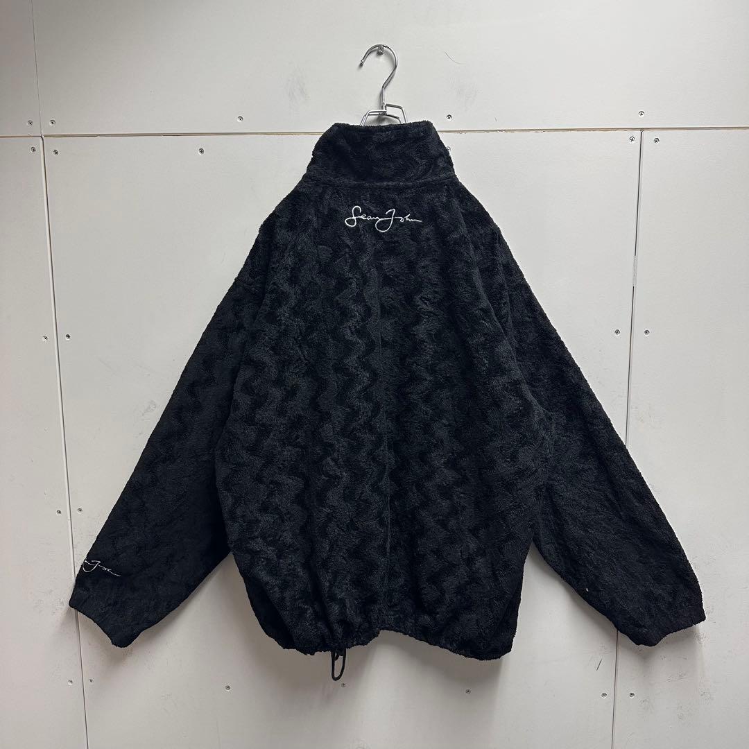 BIGシルエット Sean John ベロアジャージ　ブラック