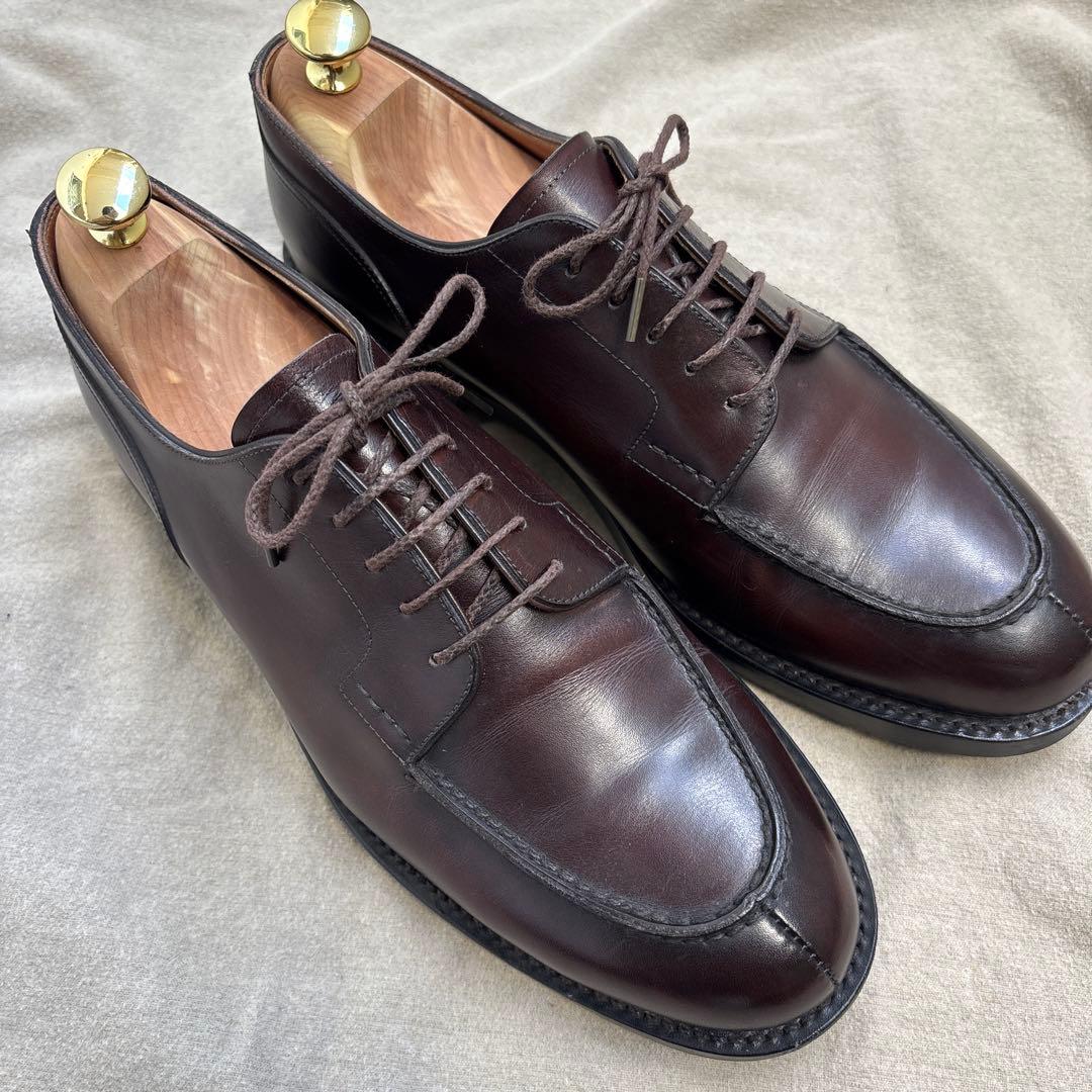 美品 42nd Highland ダークブラウン レザーシューズ