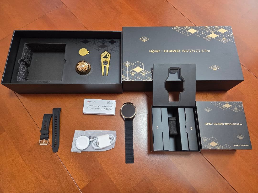 ホンマ×HUAWEI WATCH GT 6 Pro本体と付属品、ギフトBox