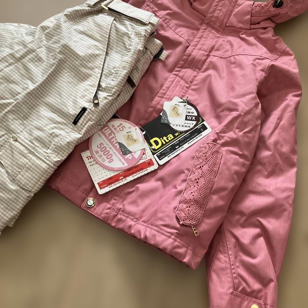 ◾️スノボウェア◾️ 上下セット(グローブおまけ) ｜Dita White｜レア♡