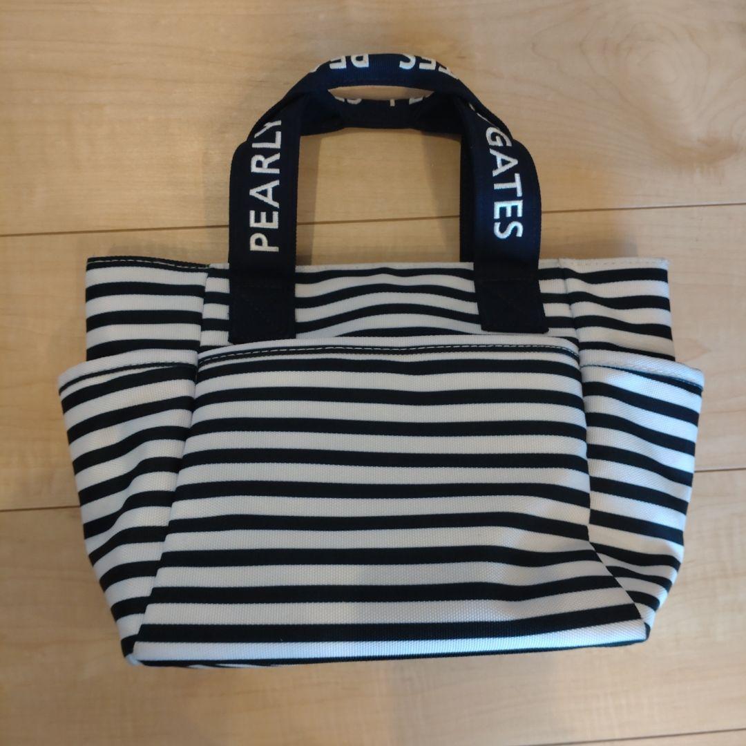 あ*ん様 PEARLY GATES ストライプ　カートバッグ