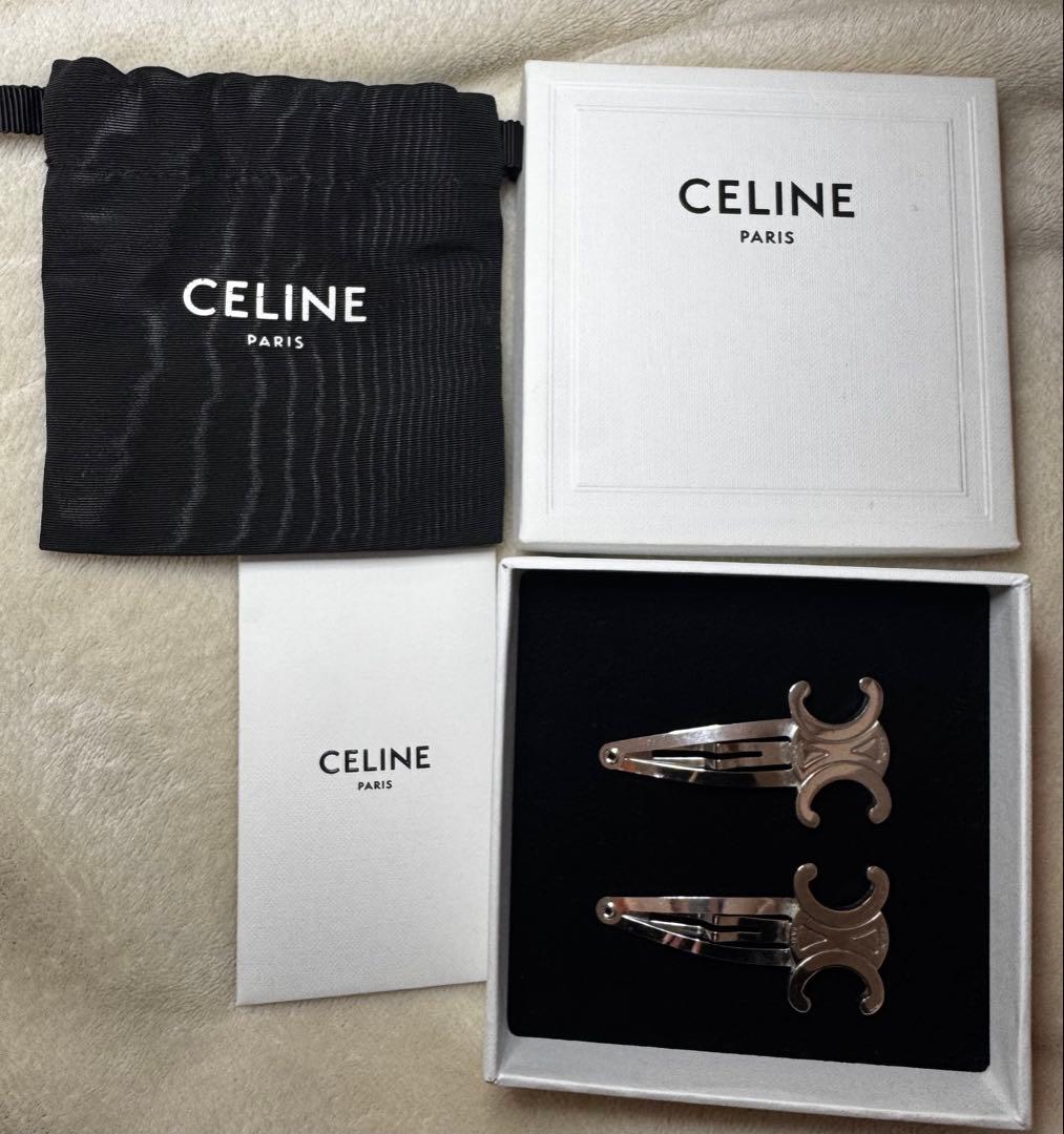 CELINE ヘアピン シルバー