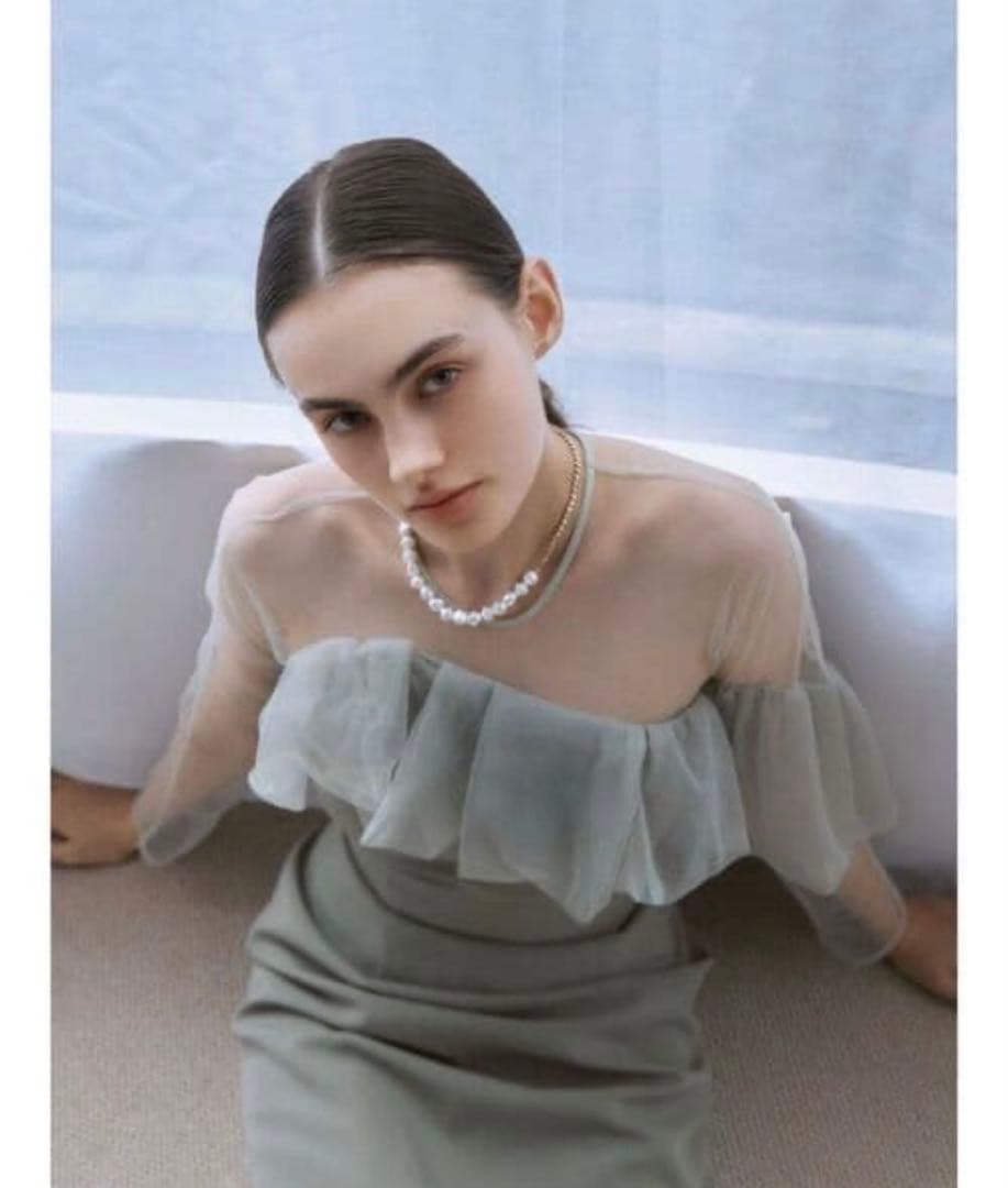 Laguna moon LADYアシンメトリーフリルドレス　オケージョン　結婚式