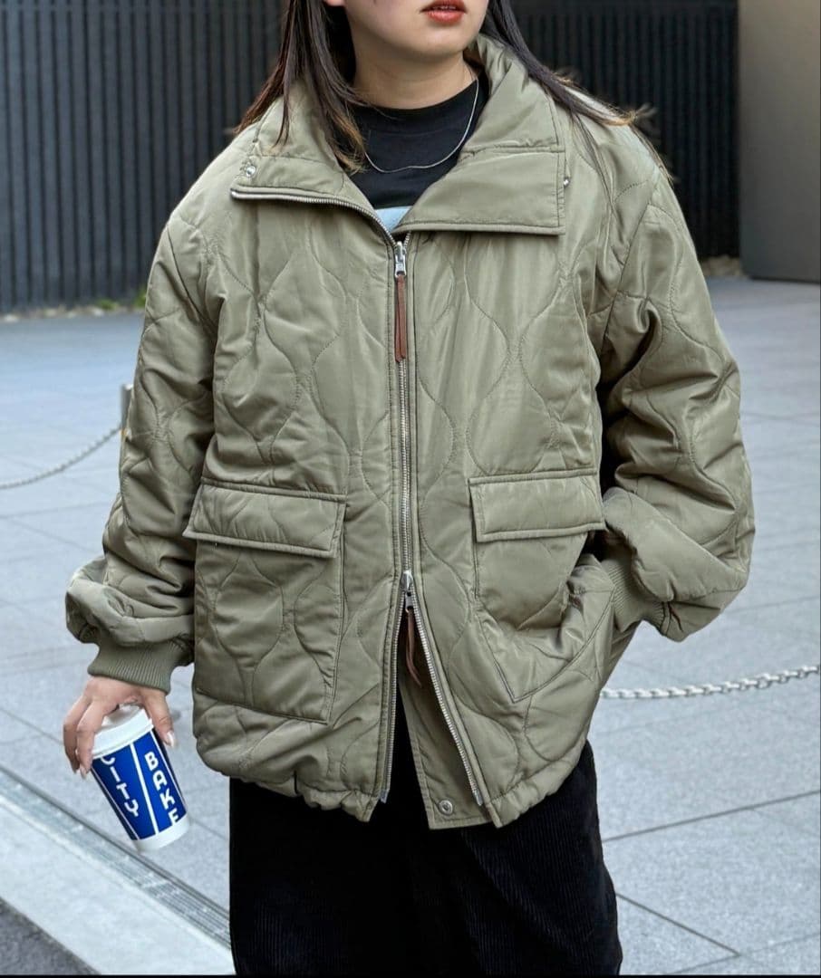 CMCP リバーシブルモンスタージャケット　カーキ