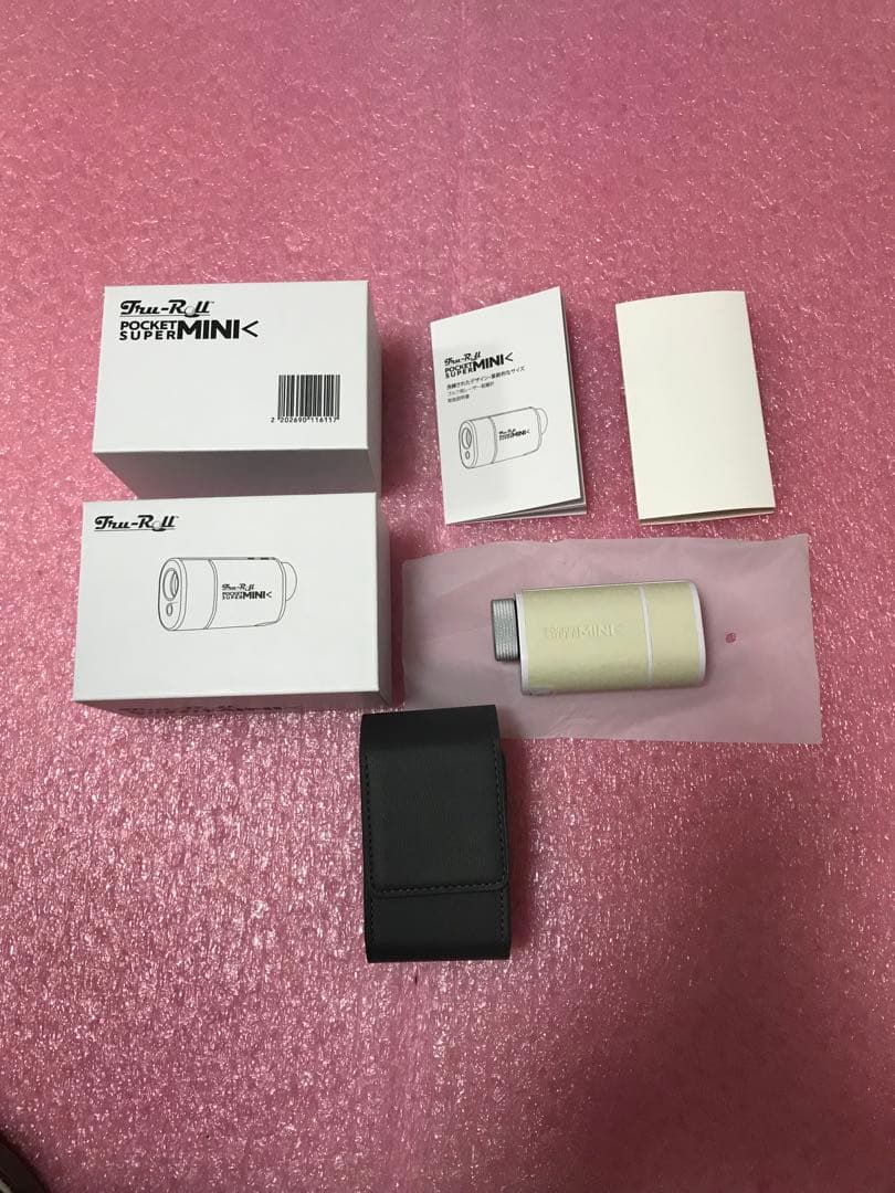 【美品】トゥルーロールゴルフポケットスーパーミニ／レーザー距離計／軽量コンパクト