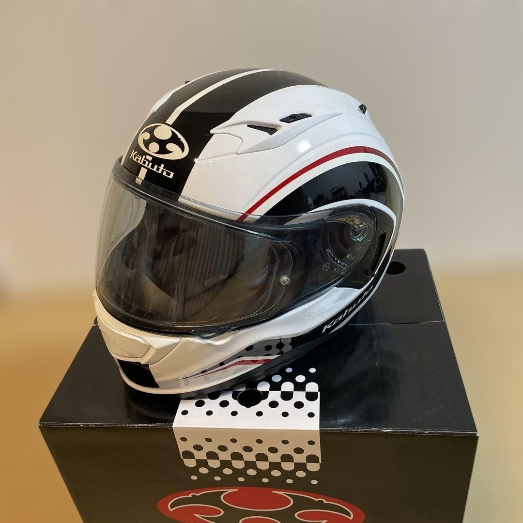 OGKカブト KAMUI-3 (カムイ3 ナック) ホワイト/ブラック Sサイズ