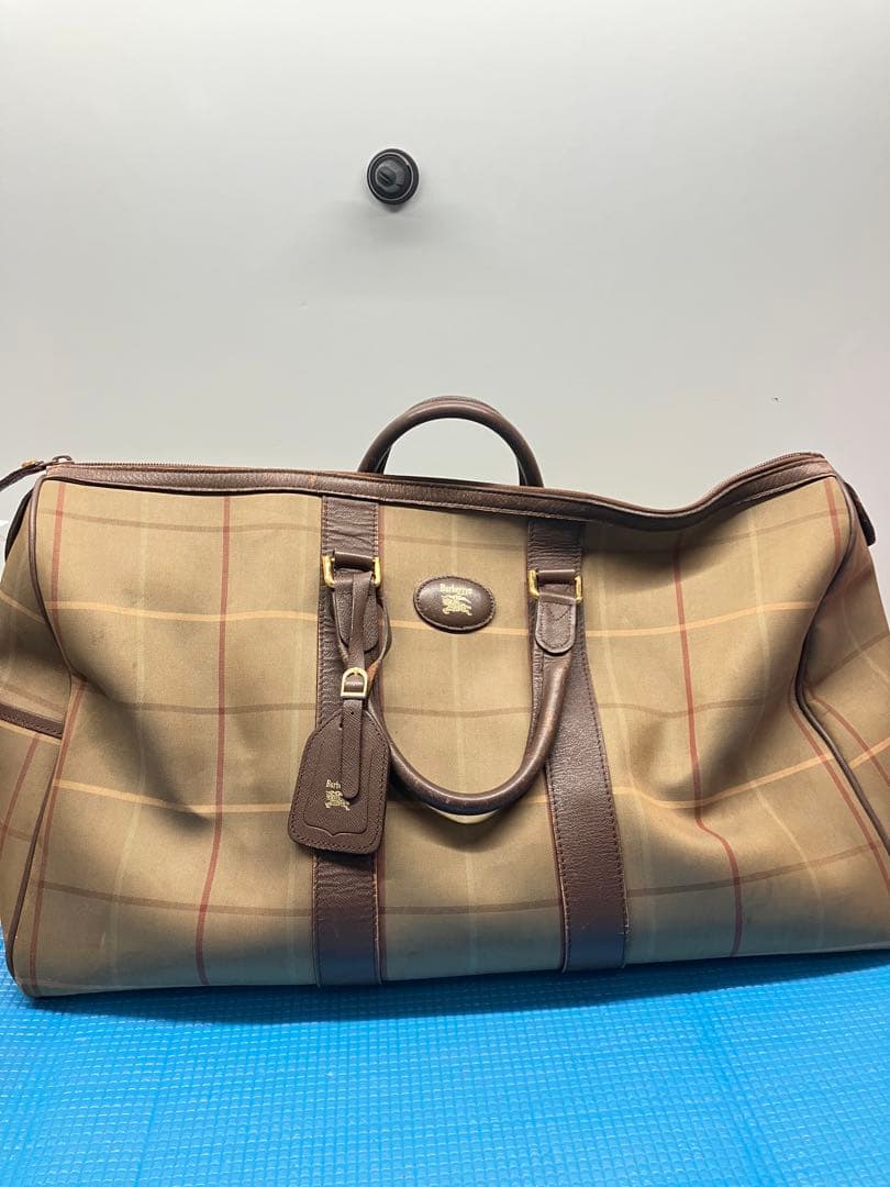 Burberry　バーバリー　ボストンバッグ マルチカラー　ビンテージ