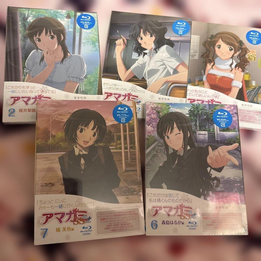 新品未開封 アマガミSS+ plus 初回限定版 Blu-ray 5枚セット