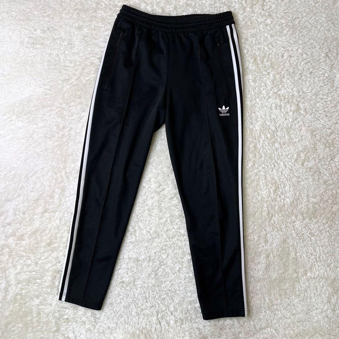 adidasBECKENBAUERアディダスベッケンバウアーセットアップL黒