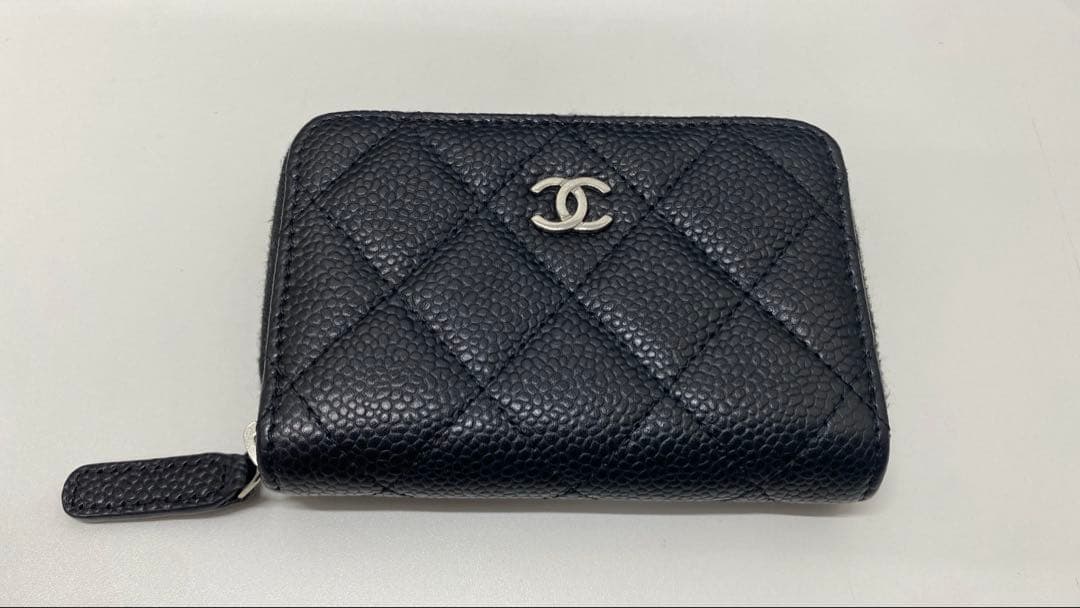 T*P様 超美品未使用✨CHANEL キャビアスキン ブラック レザー ケ