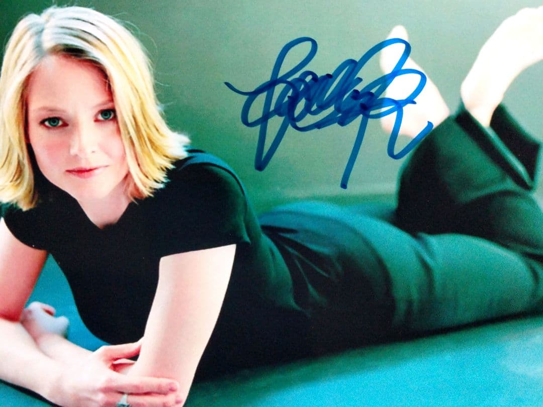 セール中…ジョディ・フォスター直筆サイン入り2Lサイズ写真…フライトプラン…