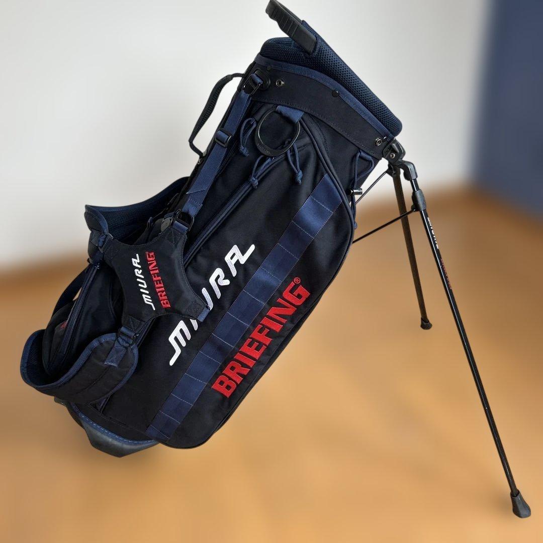 BRIEFING✖️三浦技研キャディバッグ ネイビー