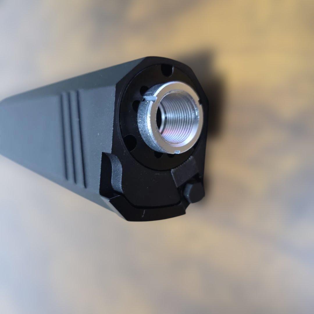 OSPREYタイプサプレッサー・M11正ネジ-M14逆ネジ変換アダプターセット