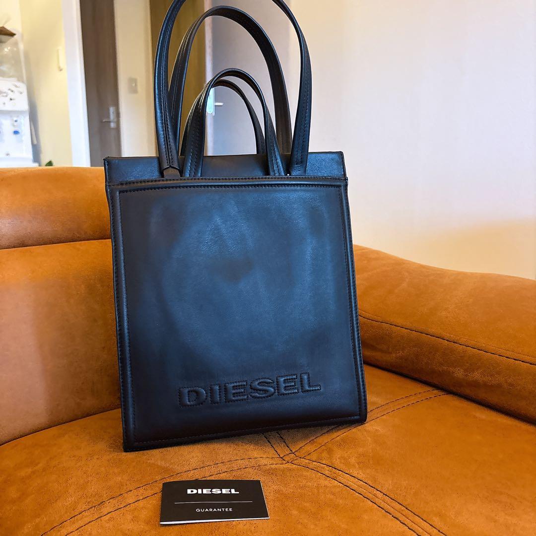 DIESEL ハンドバッグ 2way オールレザー A4収納