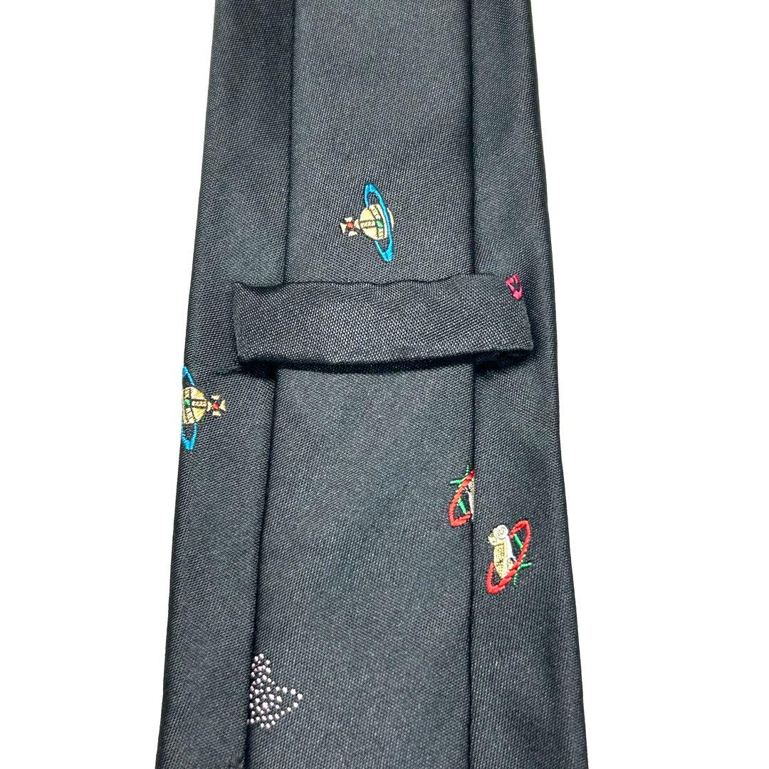 【極美品✨】超激レア！ ヴィヴィアンウエストウッド ネクタイ ブラック オーブ