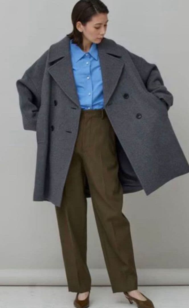 Curensology メルトンオーバーピーコート 38