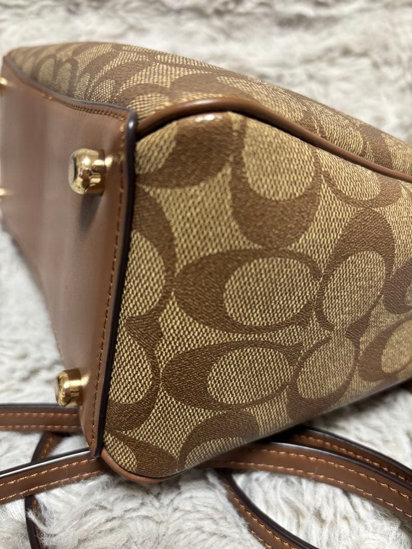 COACH コーチ シグネチャー柄2wayバッグ