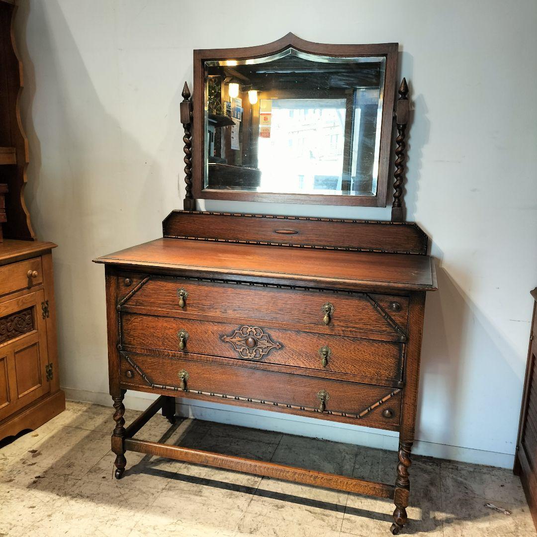 M♦michiko送料込　希少　英国　アンティーク　ドレッサーチェスト