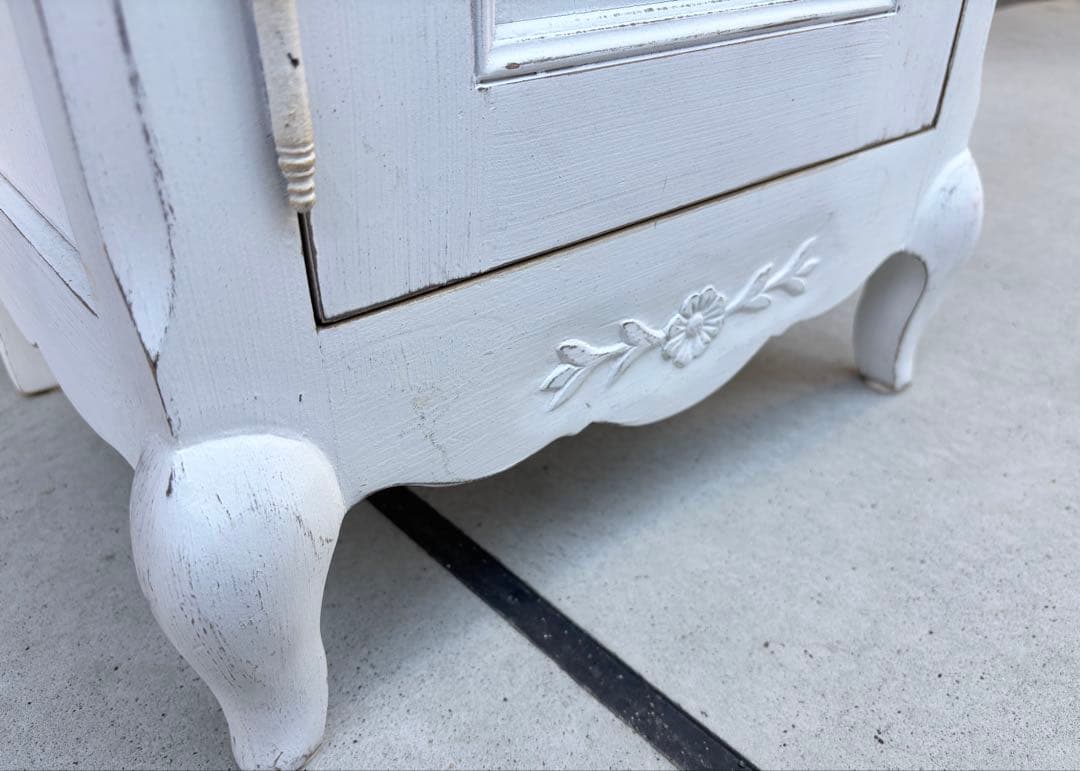 カントリーコーナー ナイトテーブル 木製 フランス