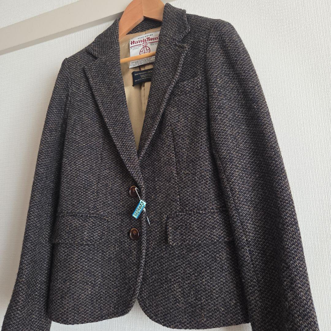 Harris Tweed テーラードジャケット ブラウン系