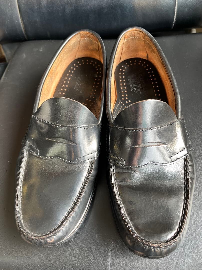 G.H BASS&CO WEEJUNS USA製 ローファー　ブラック