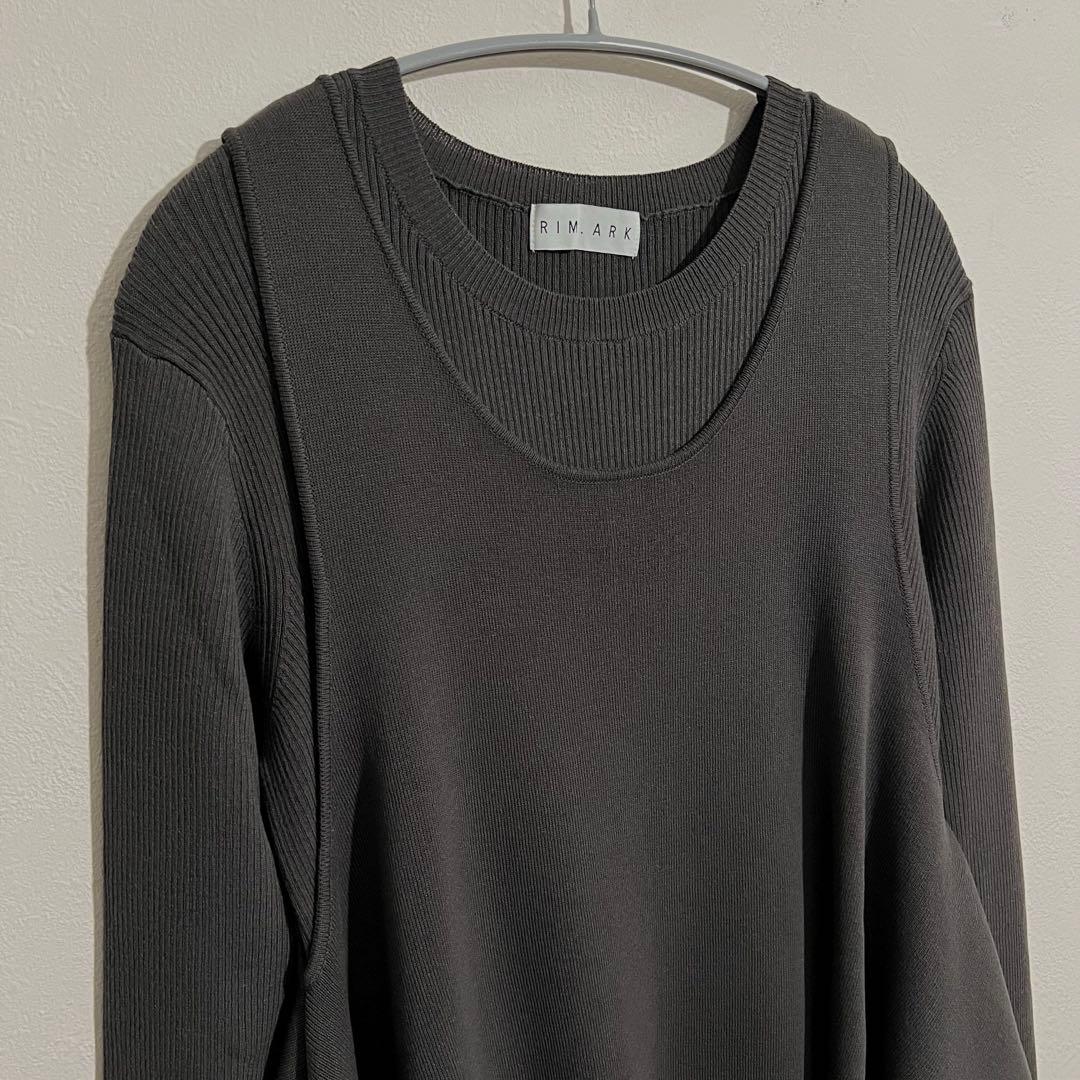 タグ付未使用品 RIM.ARK Round vest knit set 36