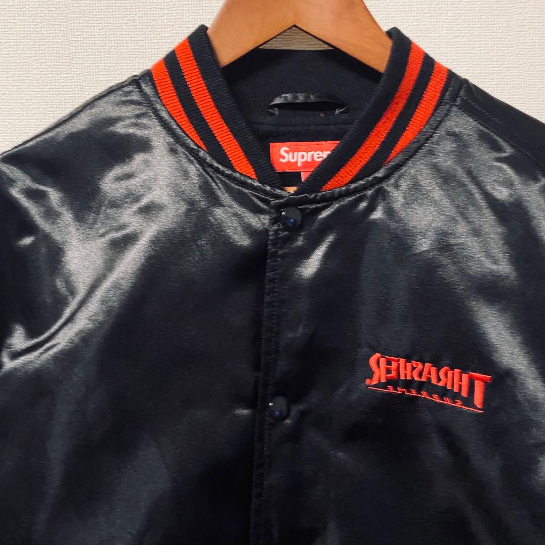 早い者勝ち　Supreme × Thrasher サテンスタジャン FW21