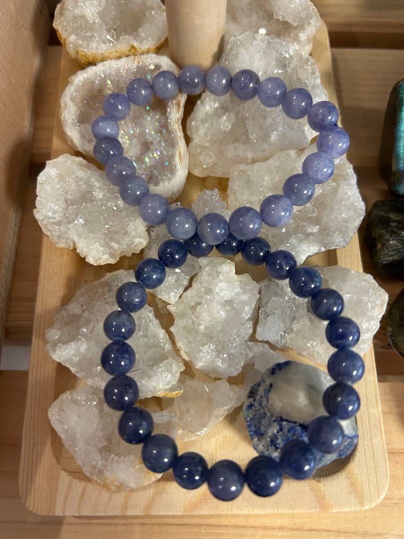 タンザナイト　8〜8.5mm 玉　2本セット