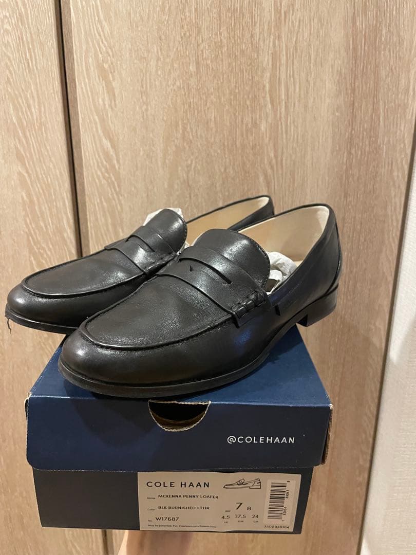 COLE HAAN ローファー　ブラック　24cm