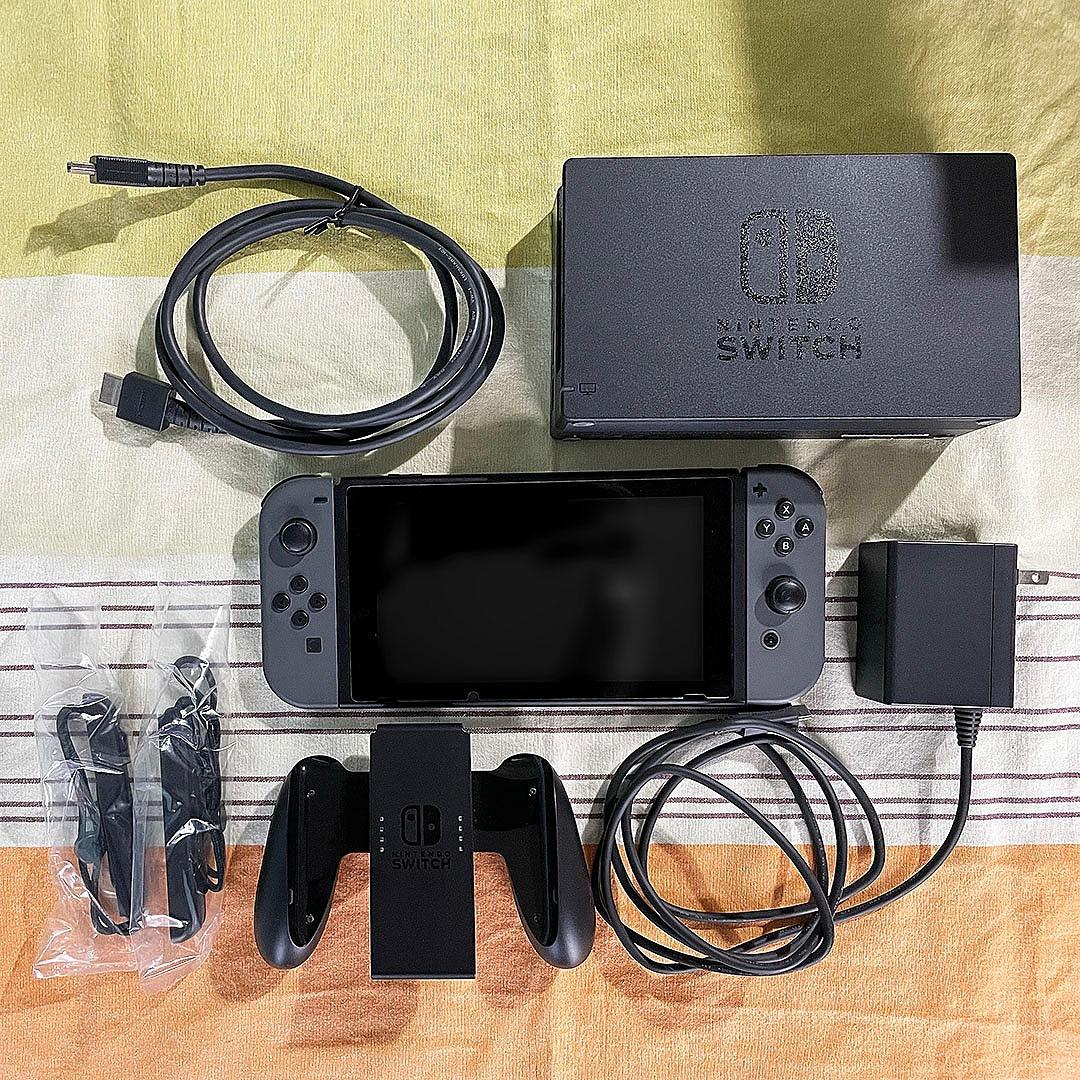 Nintendo Switch ニンテンドースイッチ本体 グレー 付属品完備