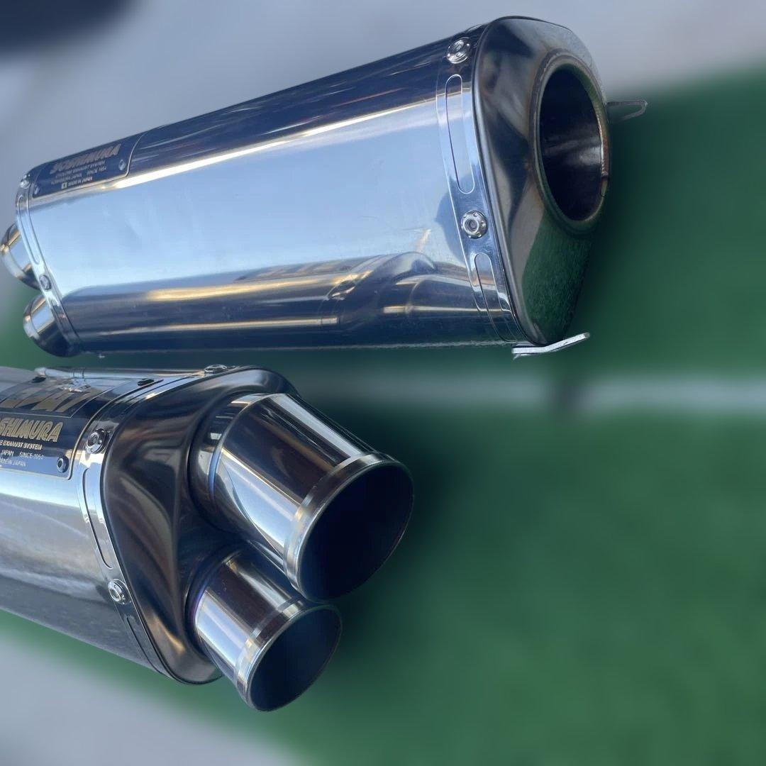 GSX1300R隼2型08-20ヨシムラレース用トライオーバル2エンドマフラー