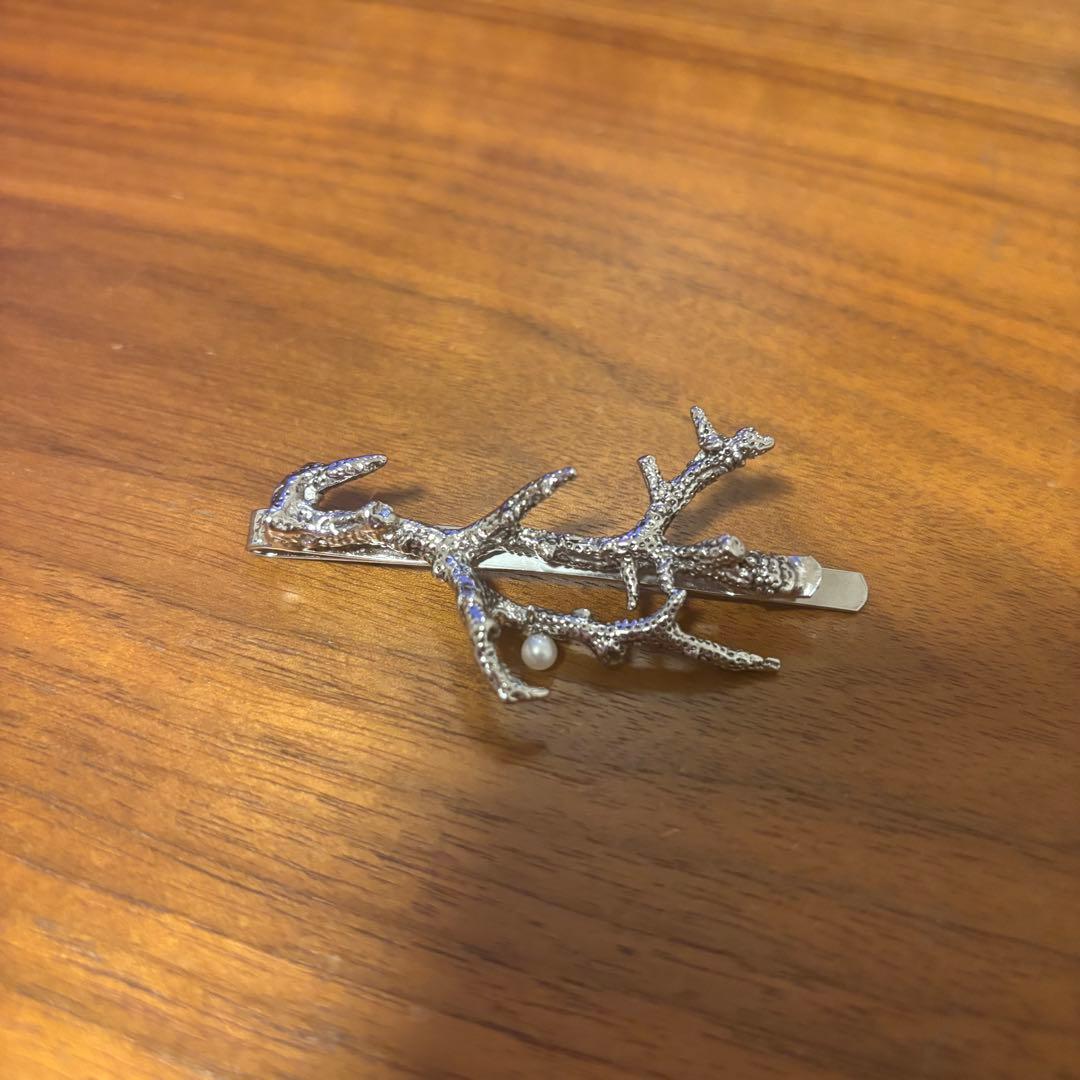 プリュイ　revival コーラルパール ヘアピン