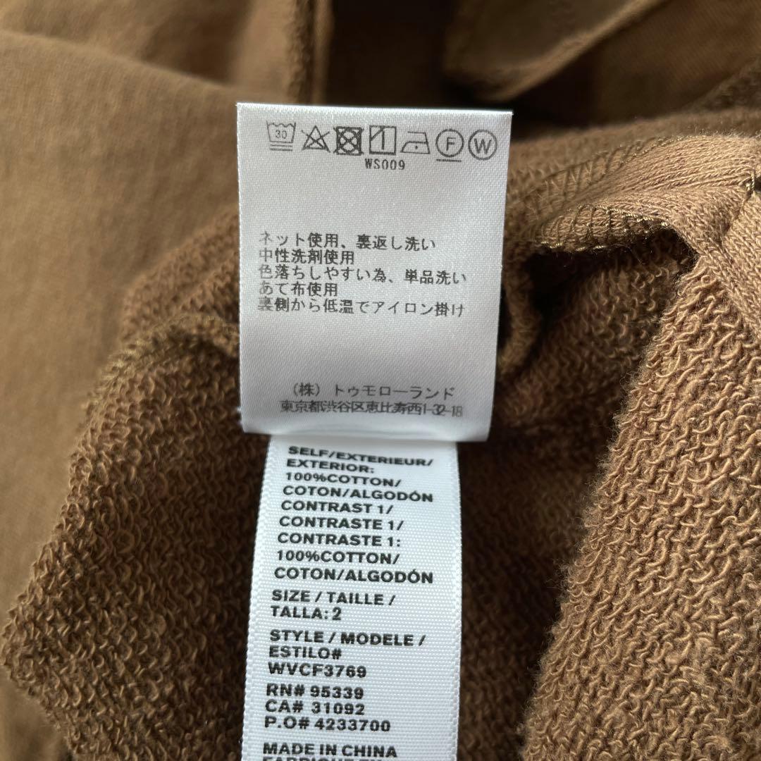 美品　ジェームスパース　定価6,3万　コットンスエットタンドネックプルオーバー.