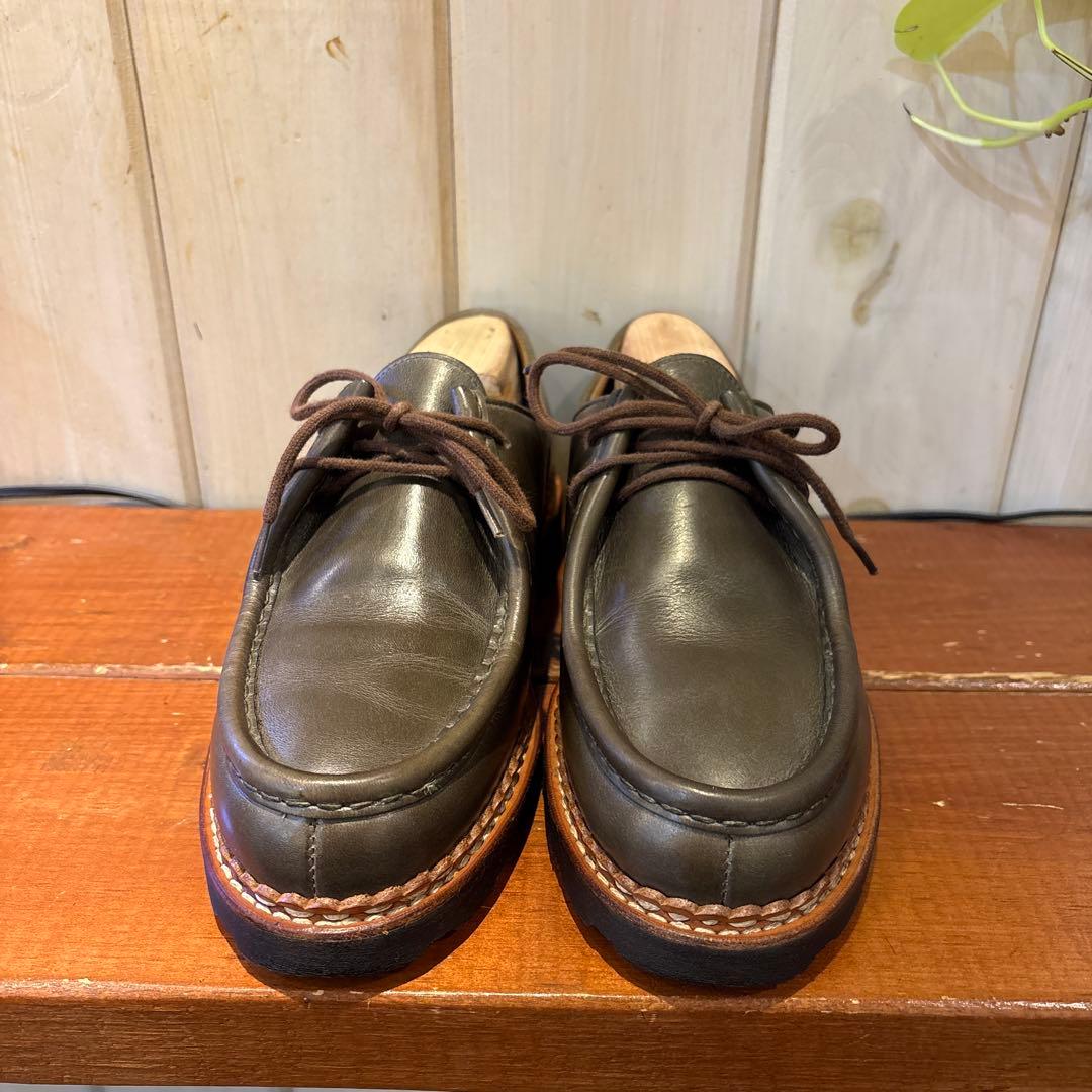 美品レア PARABOOT 別注 MICHAEL オリーブグリーン　40