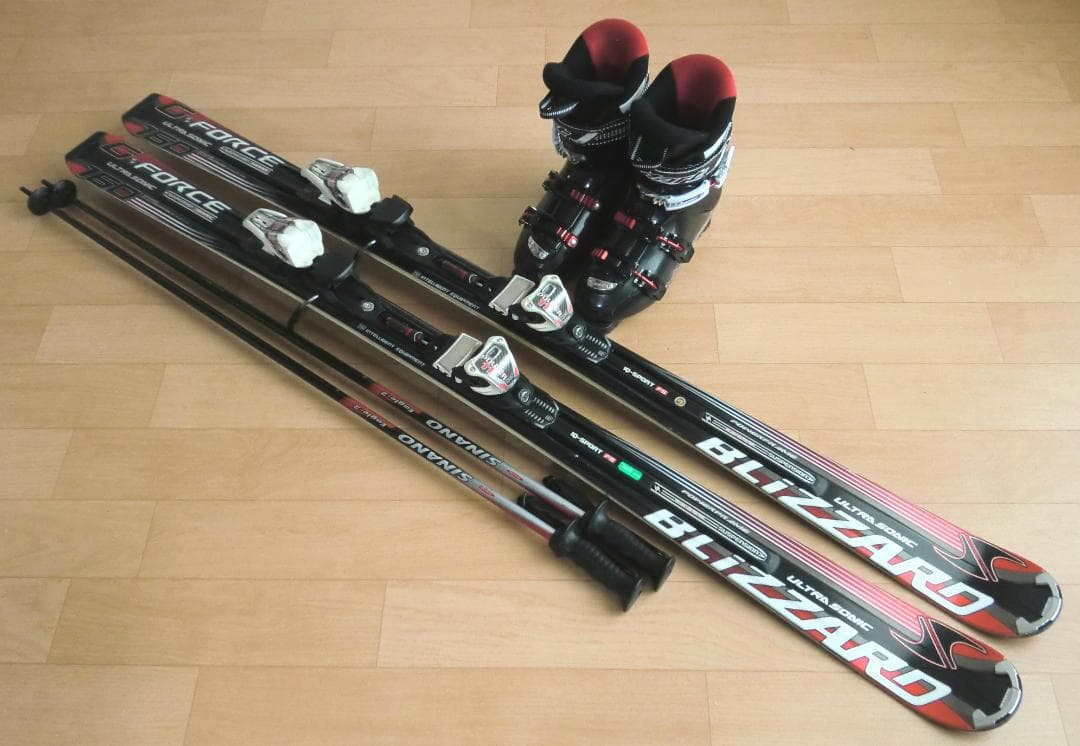 ■■送料無料■ブリザード■メンズスキー4点セット■板160/靴27■メンテ付■■