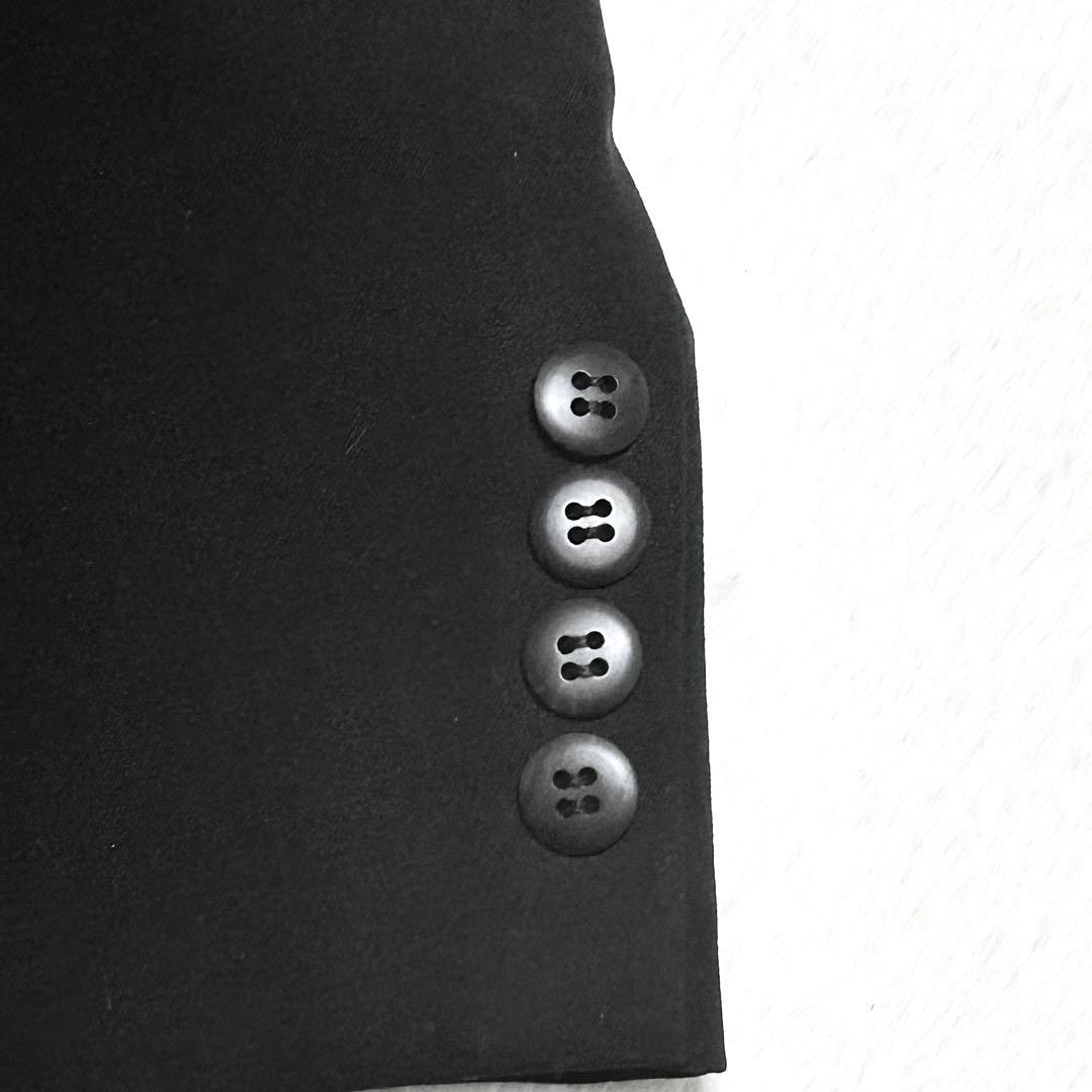 【極美品】クリスチャンディオール ダブルセットアップスーツ AB5黒 毛100%