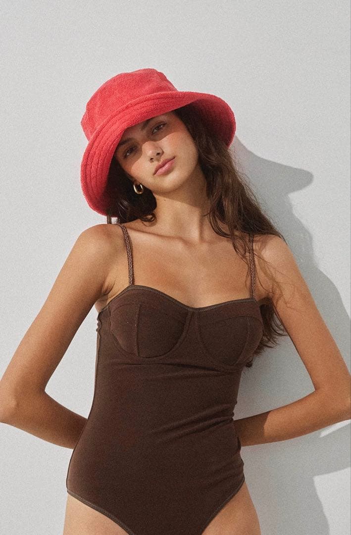 新品未使用 アリシアスタン ALEXIA STAM テリーバケットハット 帽子