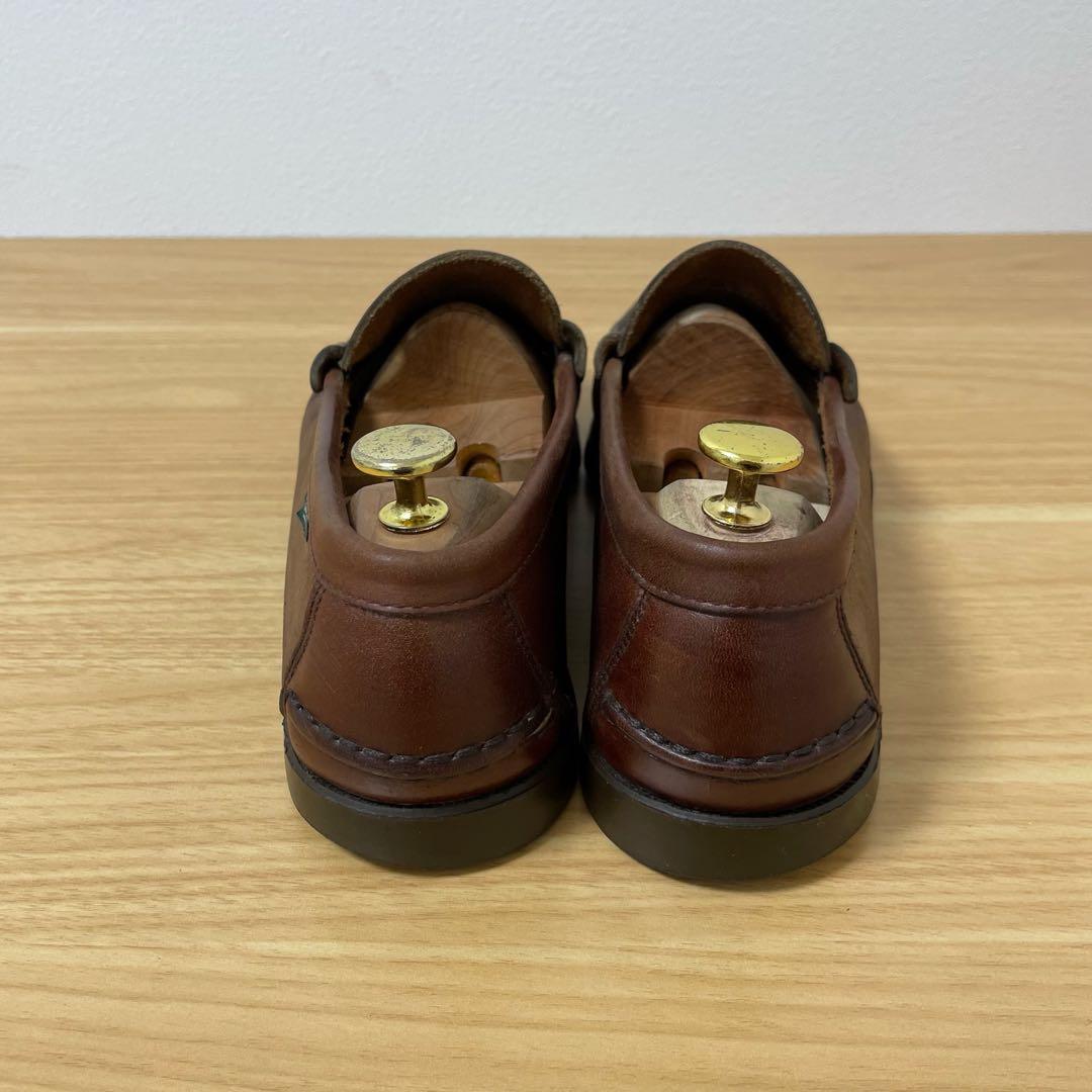 パラブーツ　ローファー　レザー　ブラウン　8